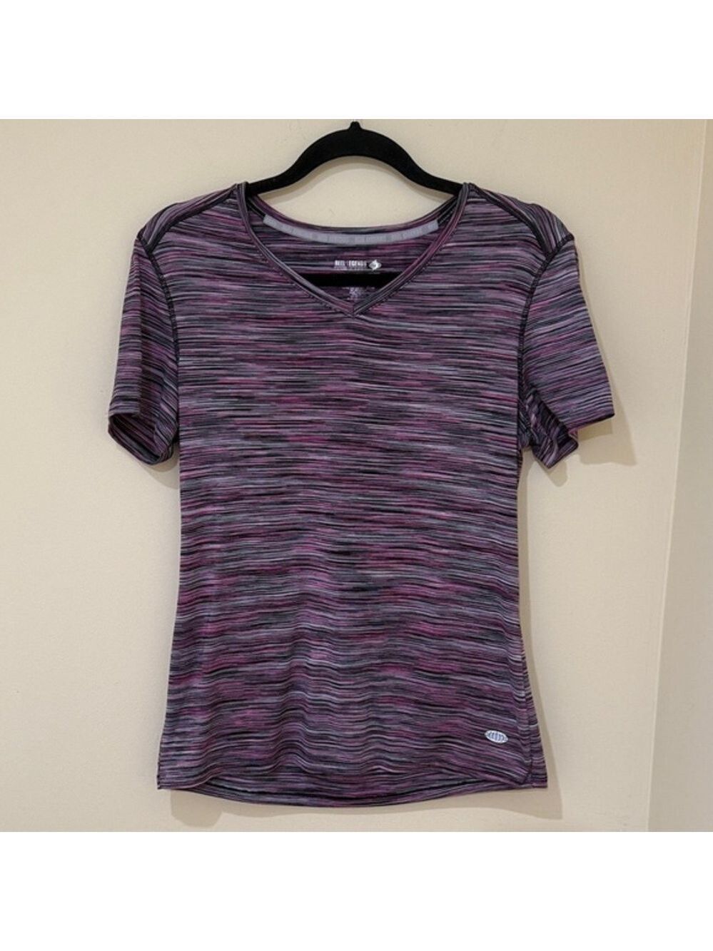 Reel Legends Women's Multicolor Short Sleeve Tee casual women’s workout Top S